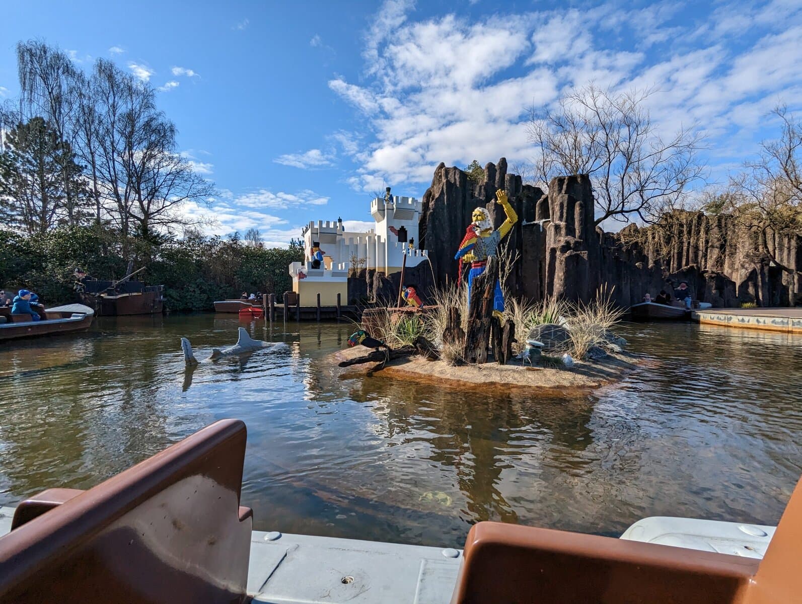 view from the Pirate Splash Battle ride at LEGOLAND Billund