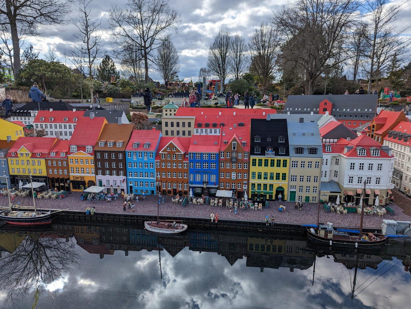 View of the model village at LEGOLAND Billund