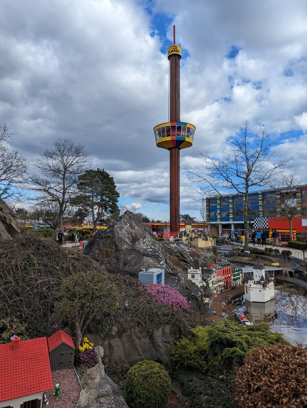 View of the Skyride at LEGOLAND Billund