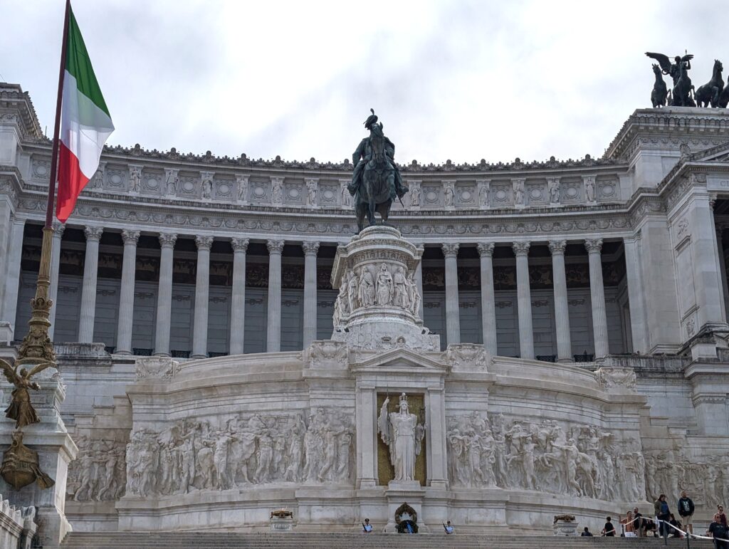 The Victor Emmanuel II monument in Rome