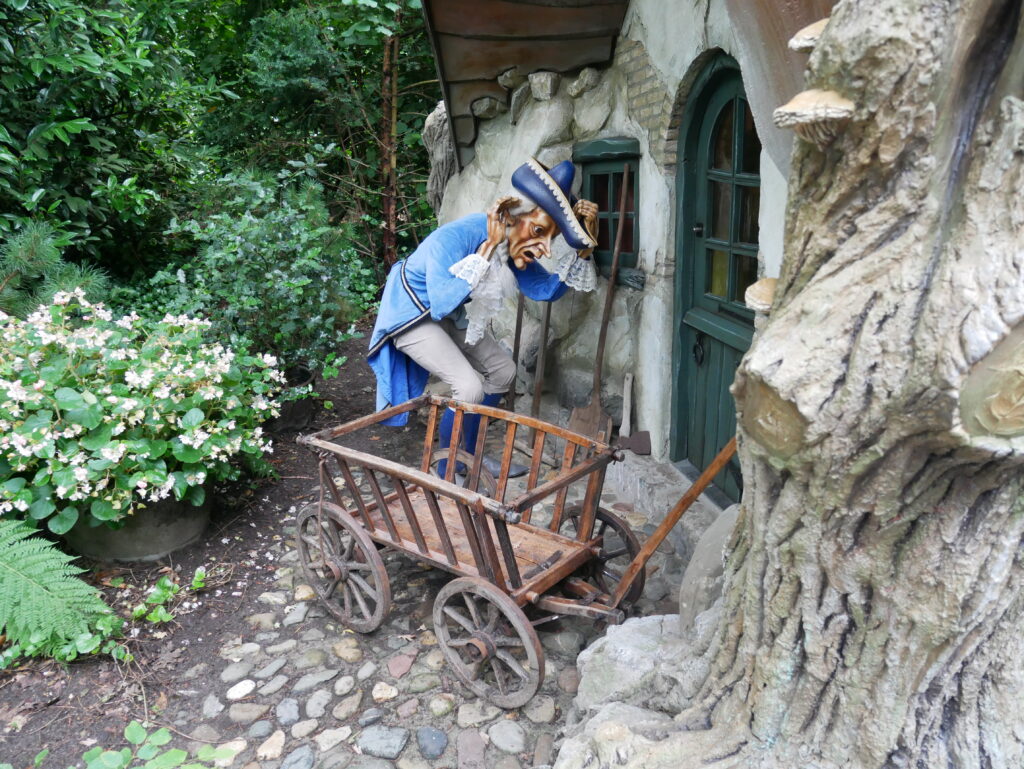 Scene in the fairytale forest at Efteling