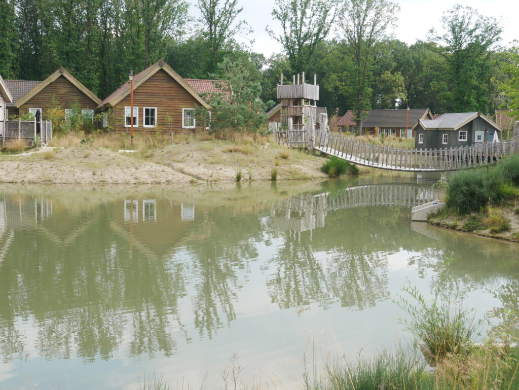 Outside of the Loonsche Land holiday houses at Efteling