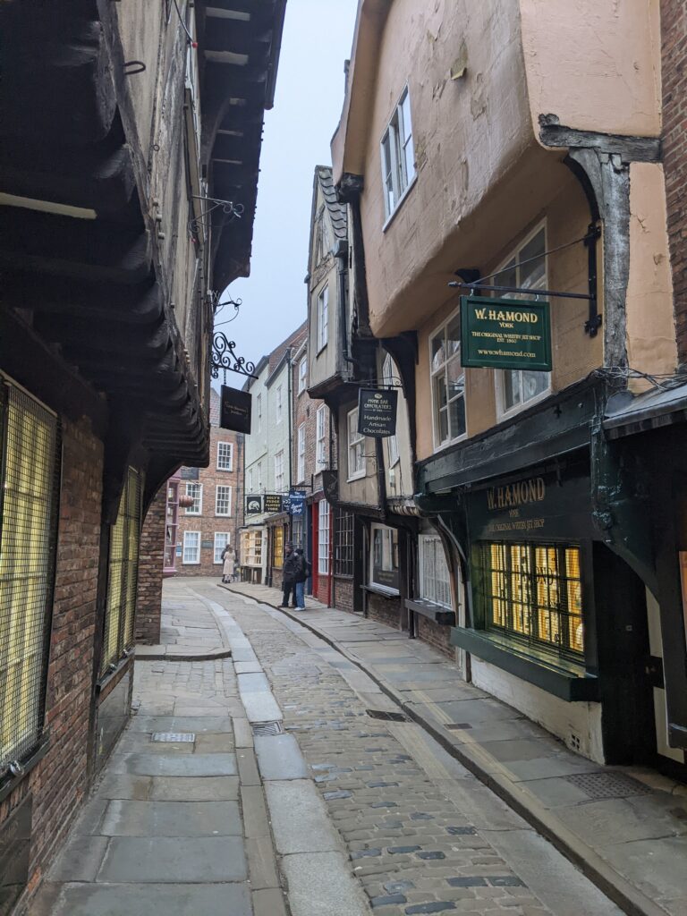 A view of the Shambles in York