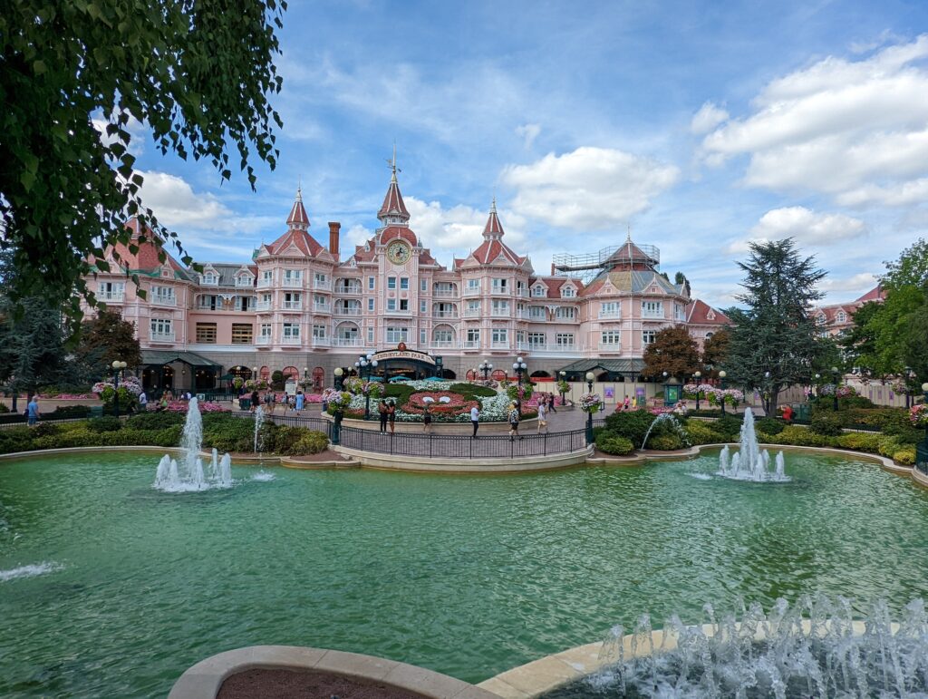 View of Disneyland Hotel at Disneyland Paris