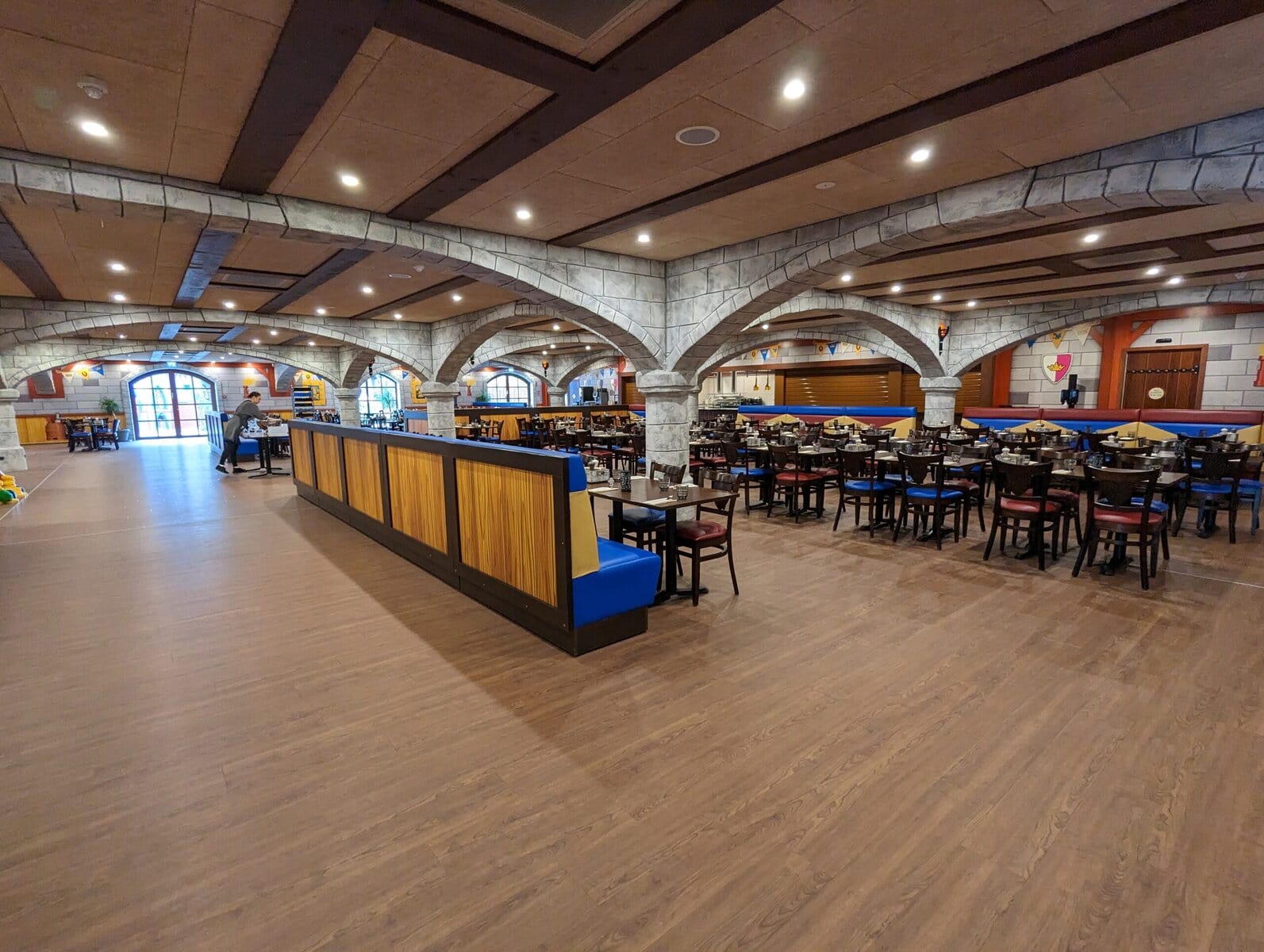 Restaurant indoors at the castle hotel legoland billund
