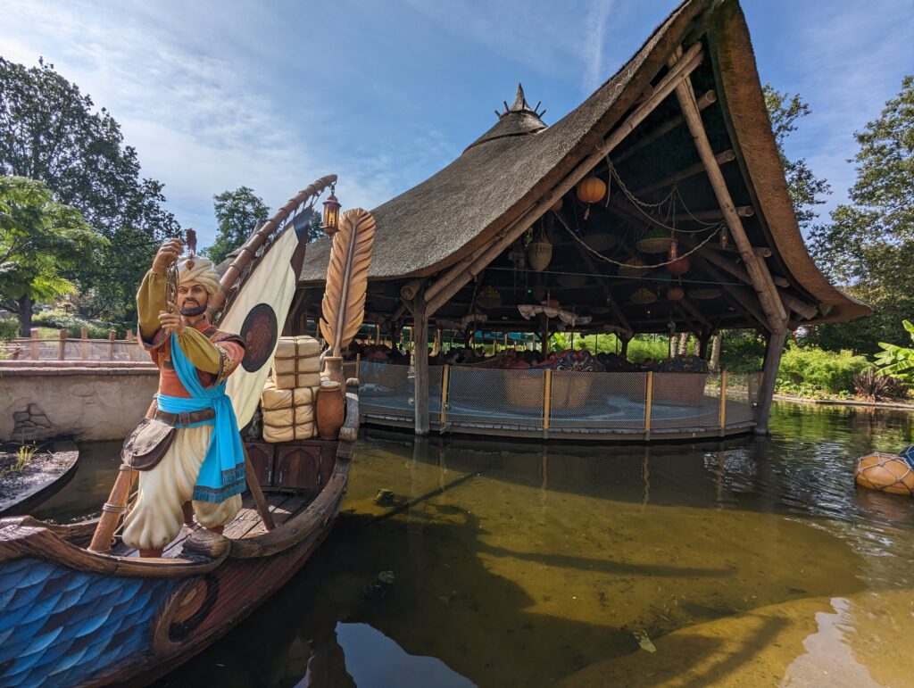 View of the Sirocco ride at Efteling, Sinbad theme