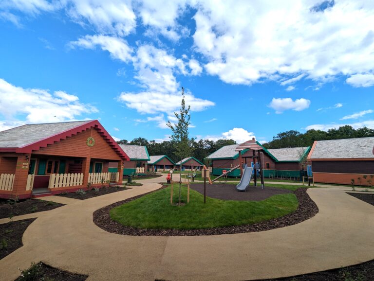 legoland woodland lodges cul de sac with play area
