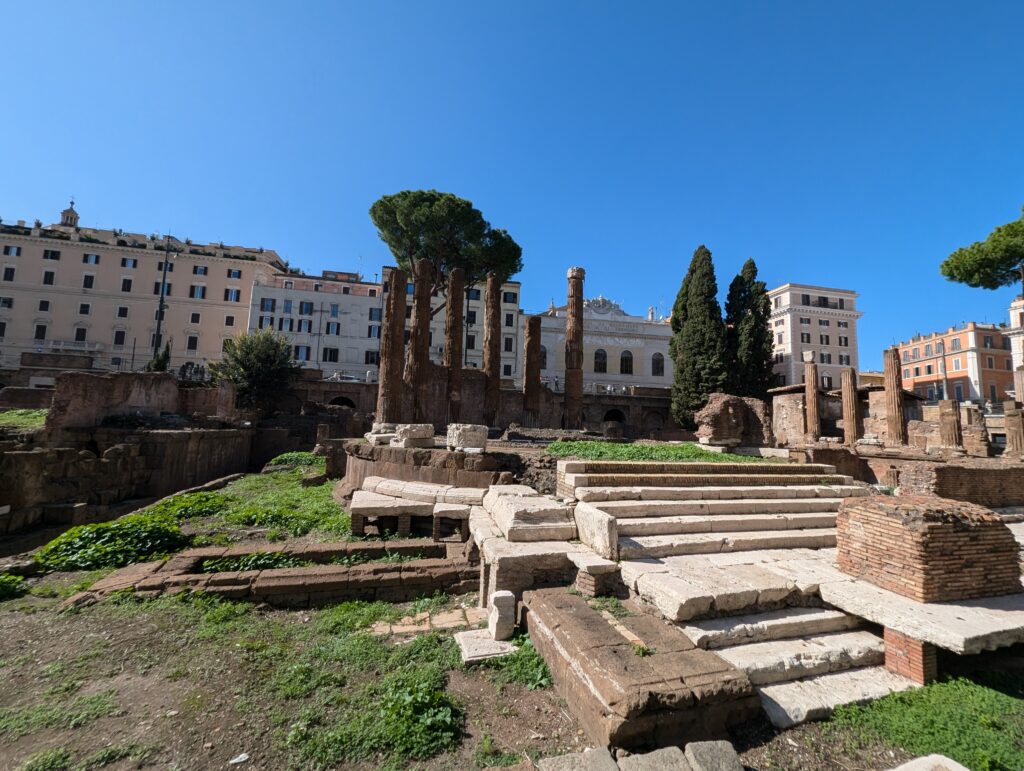 View of the Largo di Torre Argentina & Cat Sanctuary