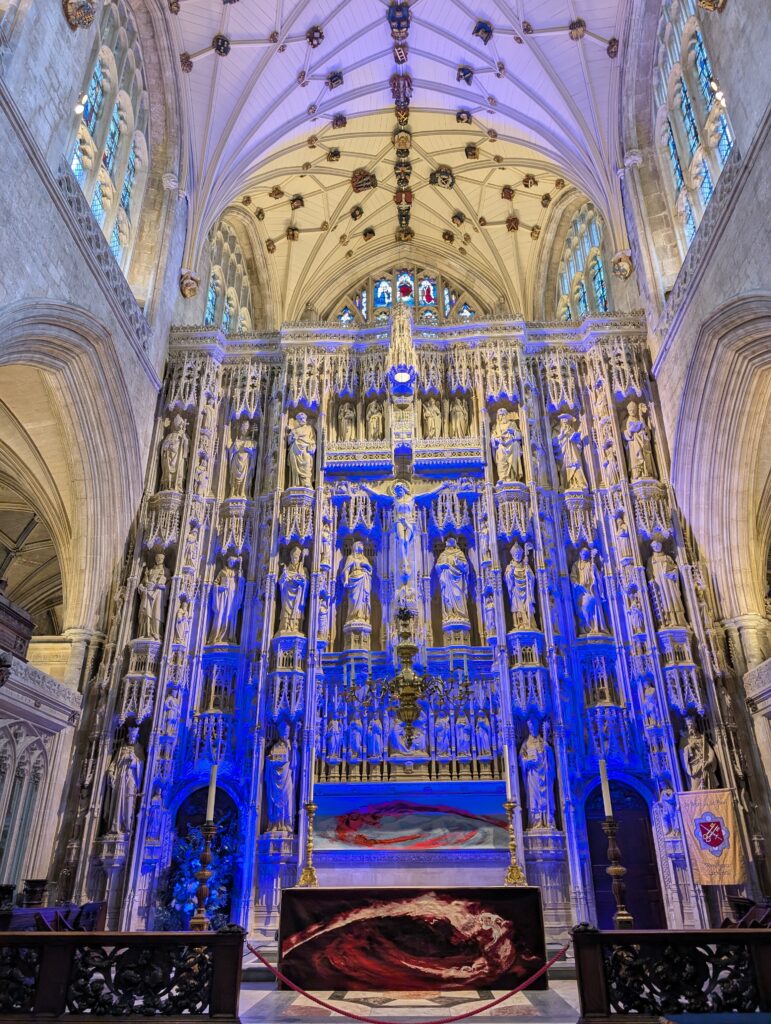 View of the inside of Winchester Cathedral