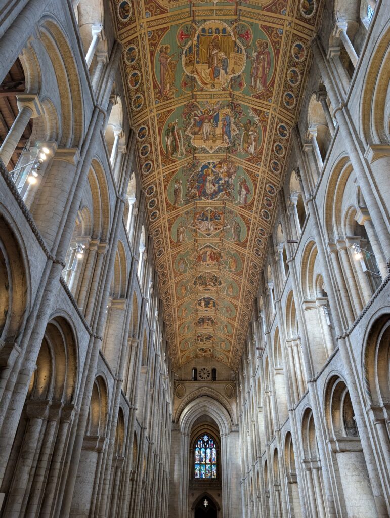 View of the inside of Ely Cathedral in Cambridgeshire