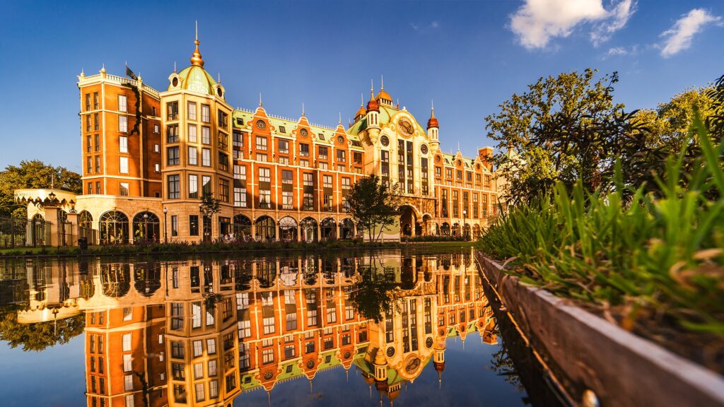 view of the Efteling grand hotel