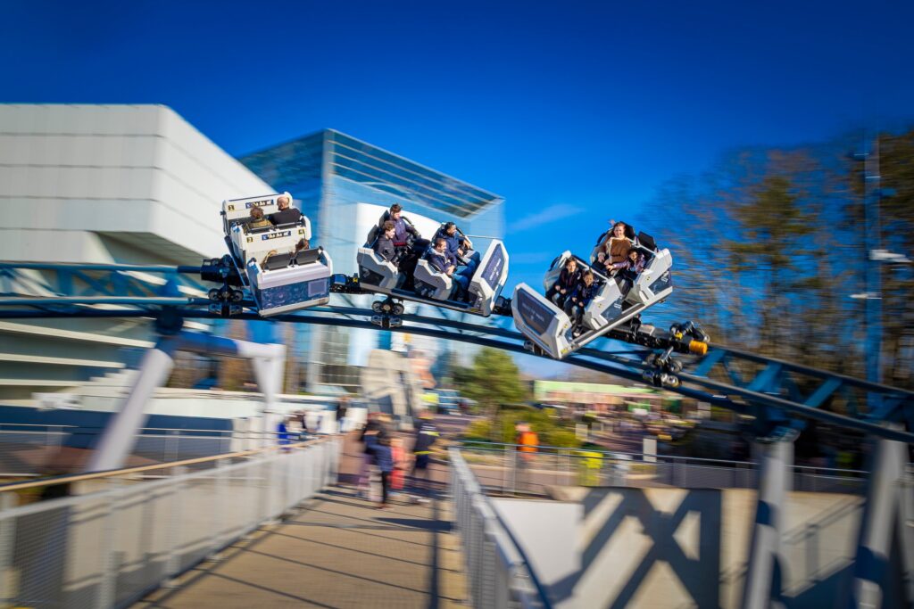 One of the rides at Futuroscope in France