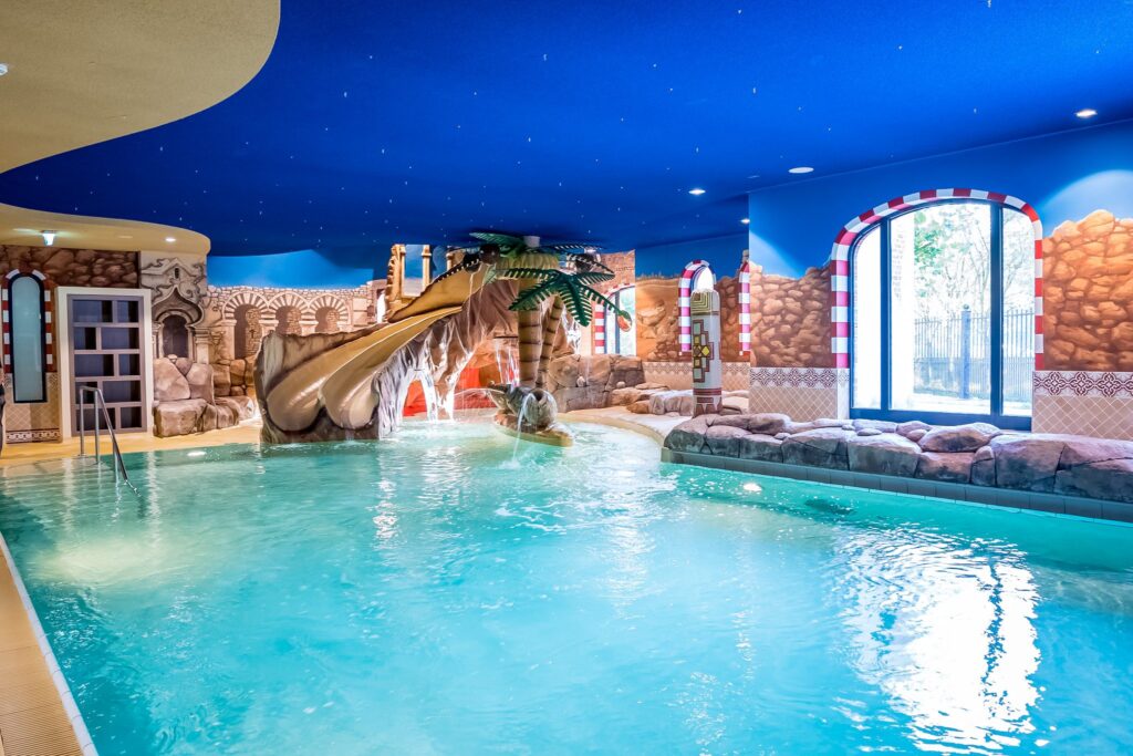 Pool for guests at the Heide Park Resort Germany