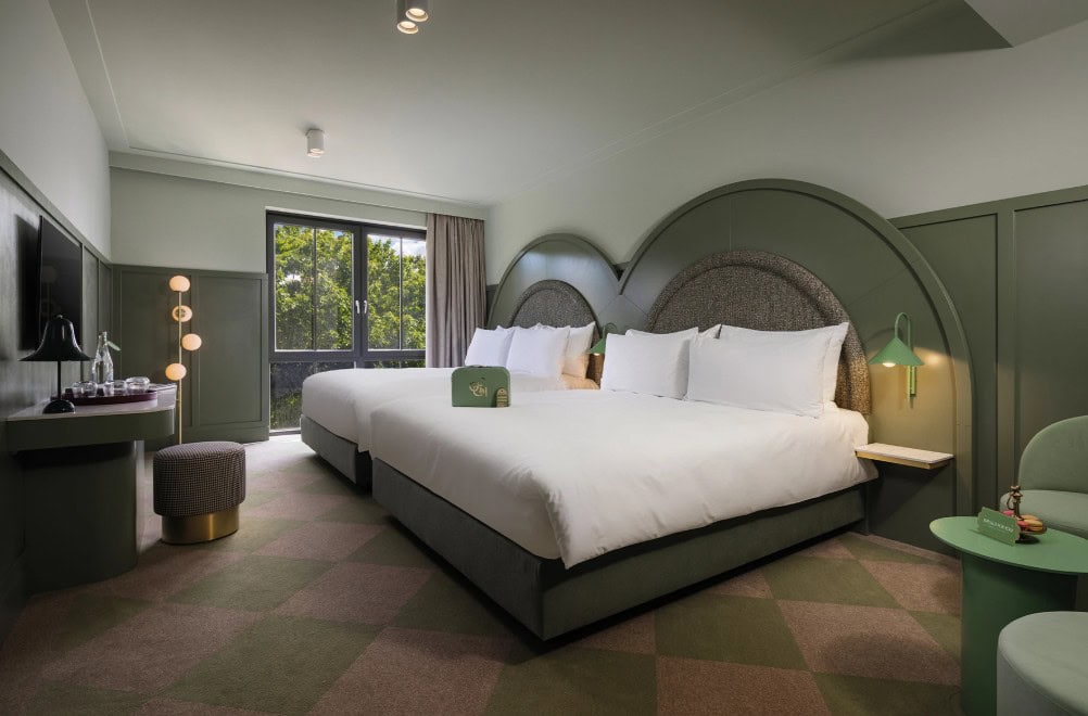 A premium deluxe room at the Grand hotel Efteling