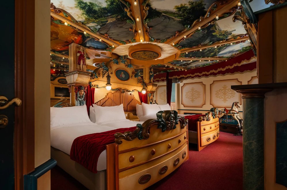One of the suites at the Wonder Hotel Efteling