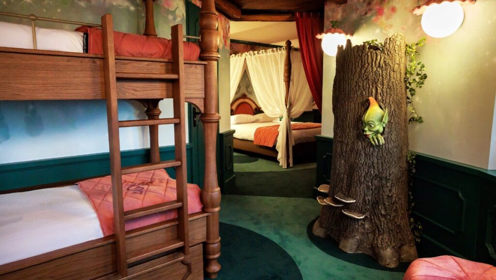 One of the suites at the Wonder Hotel Efteling