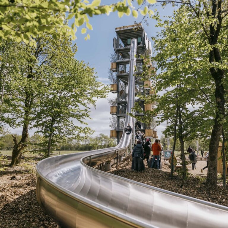 Huge slide at WOW Park Lalandia Denmark