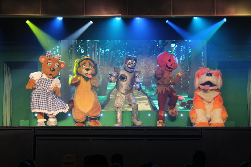 On-stage entertainment characters at Butlins Skegness