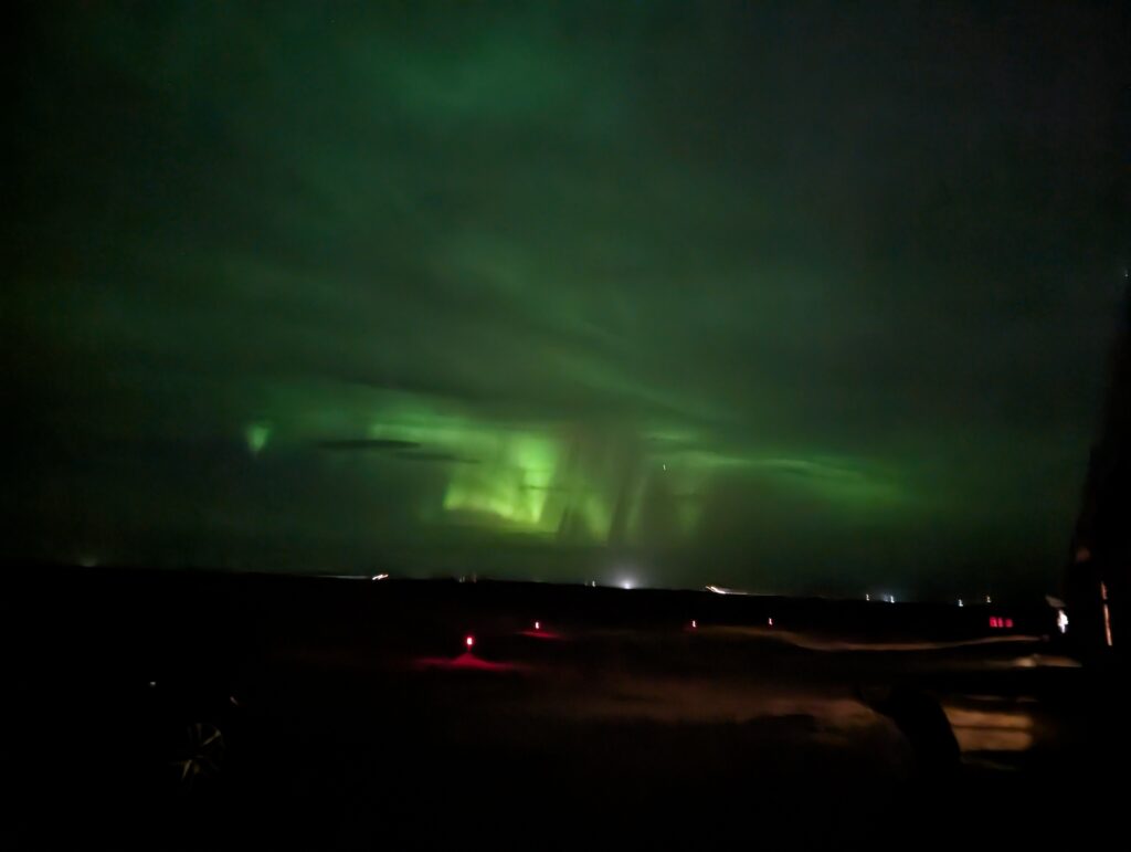 The Northern lights in Iceland