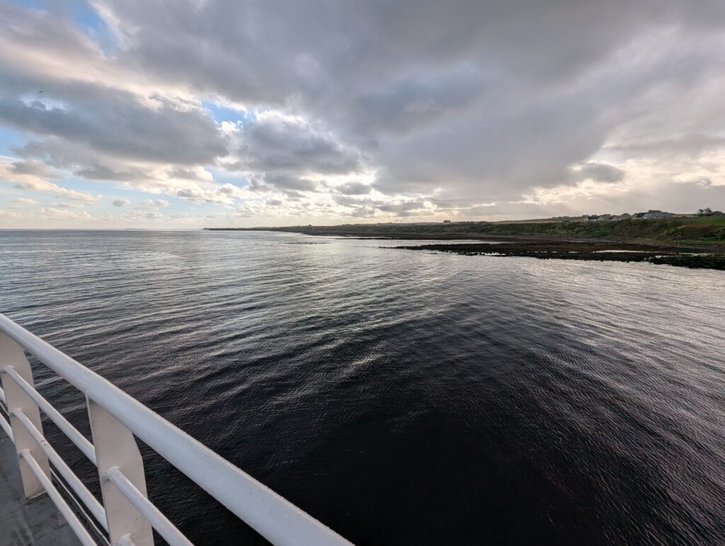 On the ferry boat from mainland Scotland to orkney