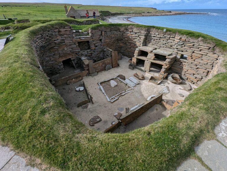 One of the habital areas of Skara Brae Orkney