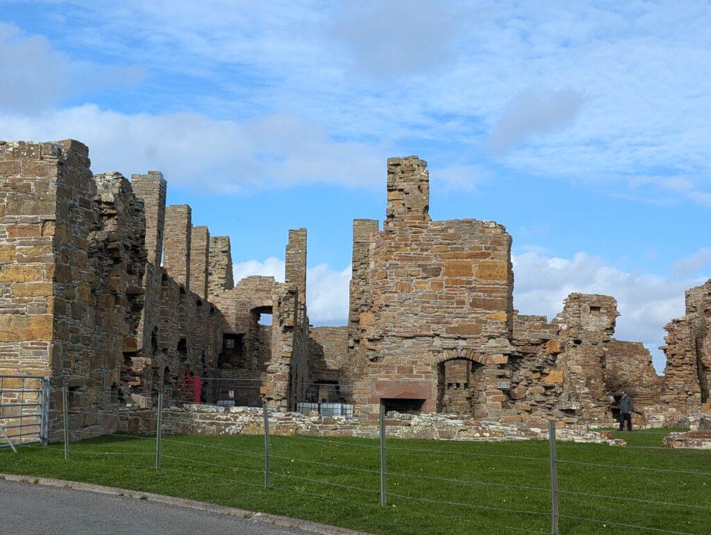 The Earl's Place ruin at Birsay Orkney