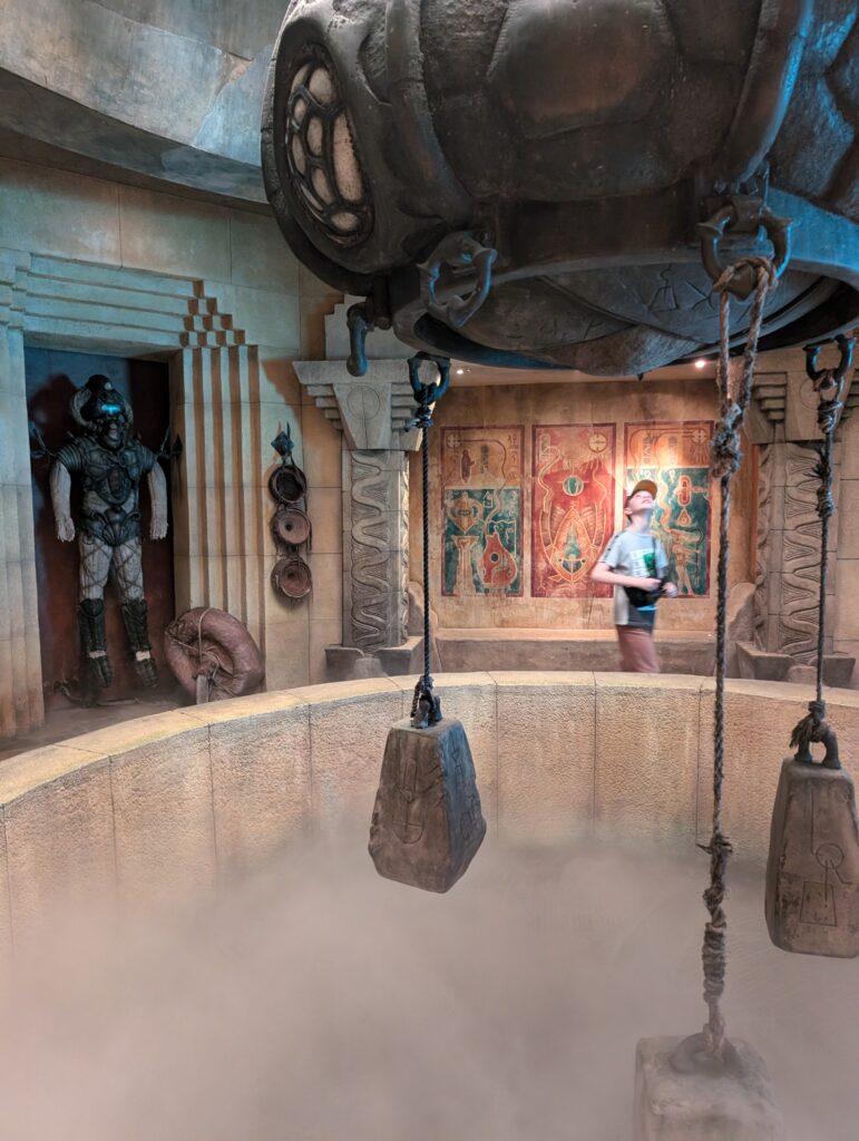 An amazing themed area in The Dig at Atlantis Bahamas