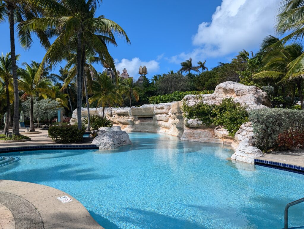 One of the many pools at Atlantis Bahamas