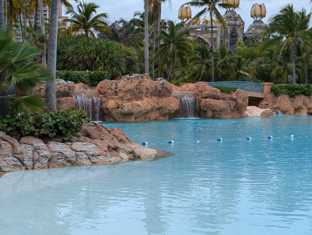 One of the pools at Aquaventure Waterpark Atlantis Bahamas