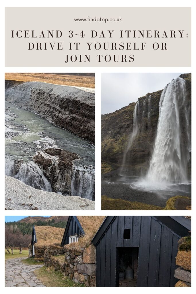 Iceland 3-4 Day Itinerary: Drive It Yourself or Join Tours