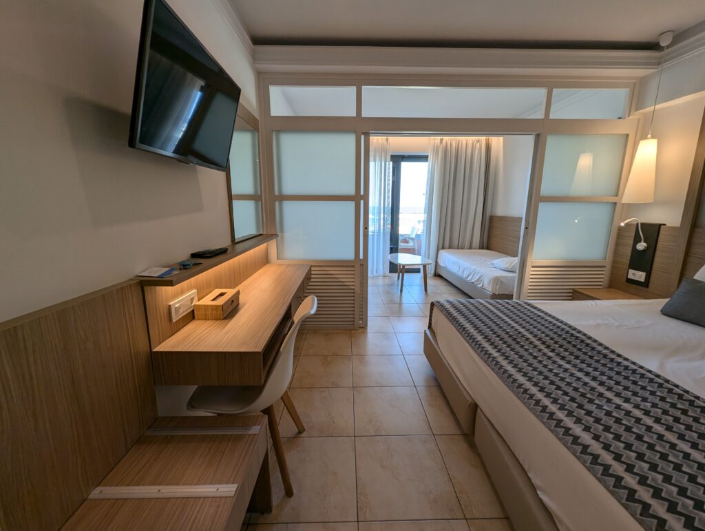 family superior room at the Kiani Beach Resort