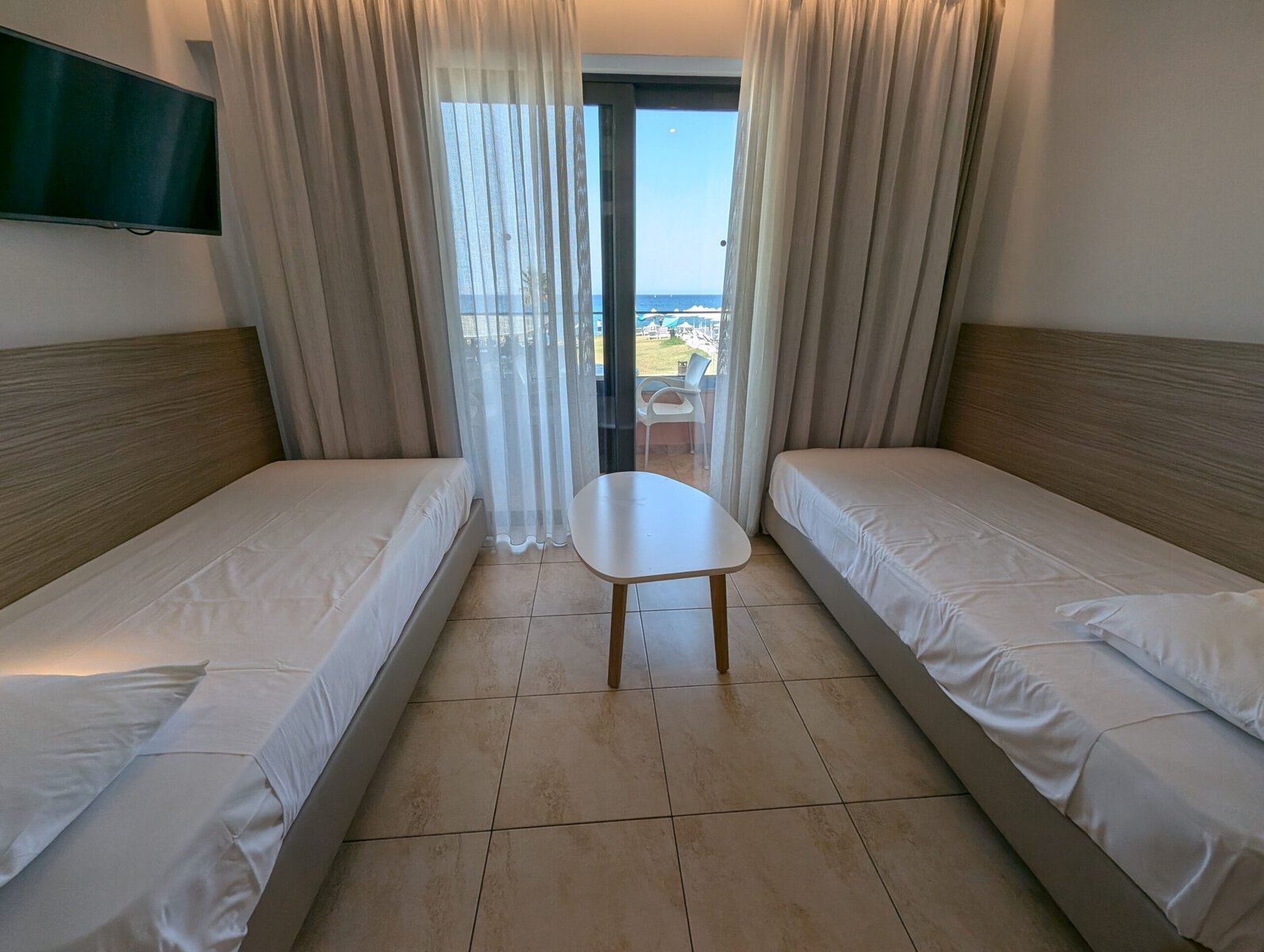 Kids bedroom area in family room at the Kiani Beach Resort