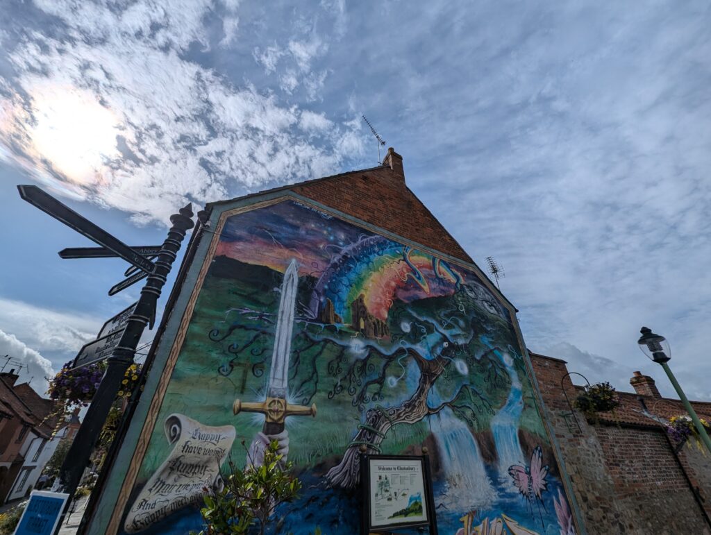 Glastonbury another mural around the town